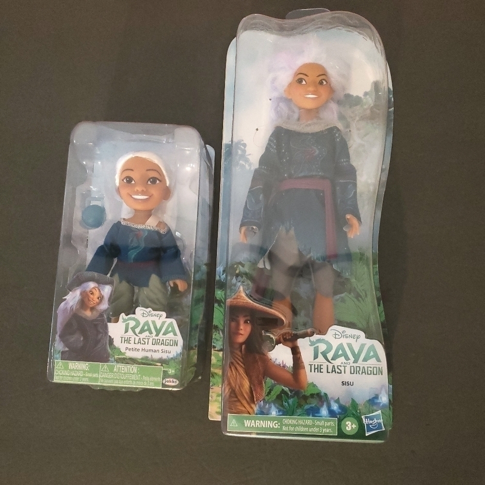 New Sealed DISNEY Raya And The Last Dragon 10" Sisu Doll & 6" Sisu Doll